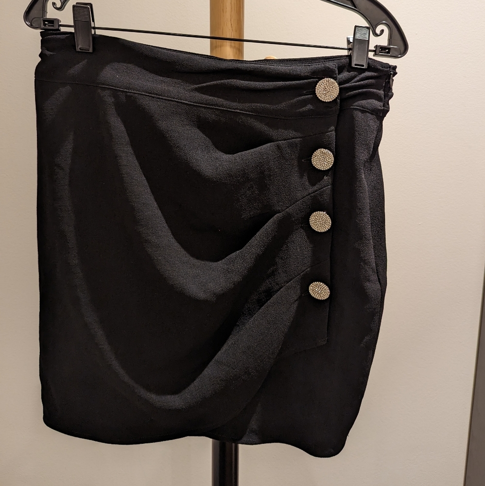 Ba&sh Jupe Sanya mini skirt, Black, EU3